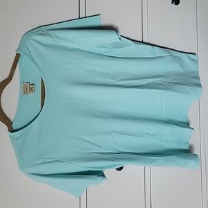 L.L Bean teal t-shirt